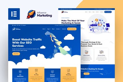 cover-influence-marketing-elementor-pro-template-kit