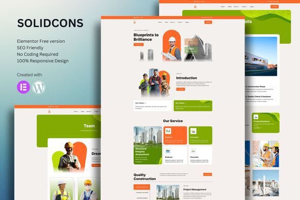 Solidcons - Elementor Template Kit