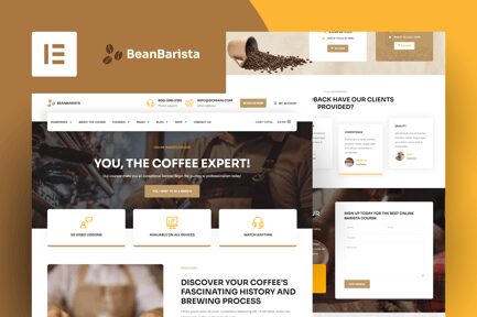 cover-bean-barista-elementor-pro-template-kit